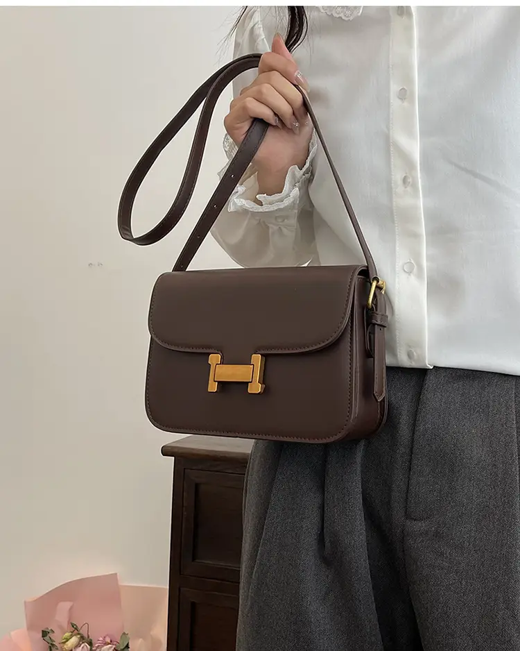 Women's Brown H-Back Crossbody Bag 2024 — feature 17
