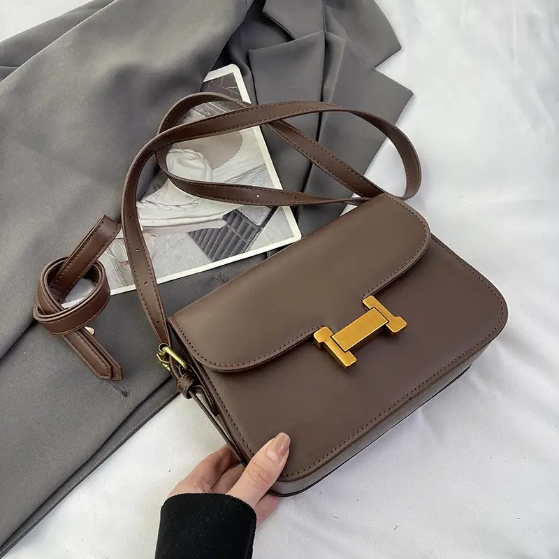 Women's Brown H-Back Crossbody Bag 2024