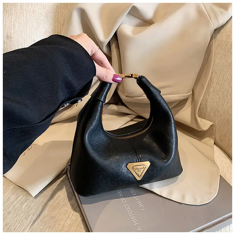 Brown Leather Shoulder Bag with Chain Strap for Women — feature 24