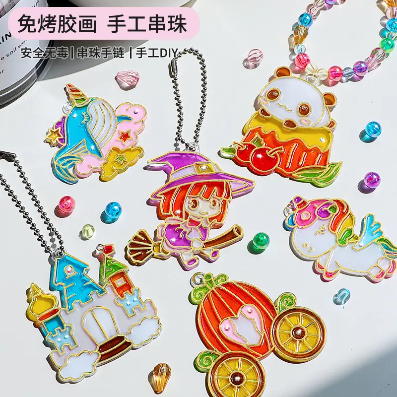 DIY Crystal Glue Cake Series Painting Toy 12 Designs - Image 21