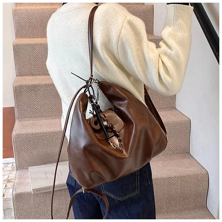 Black Crossbody Tote Bag for Women 2026 Autumn Winter — feature 21