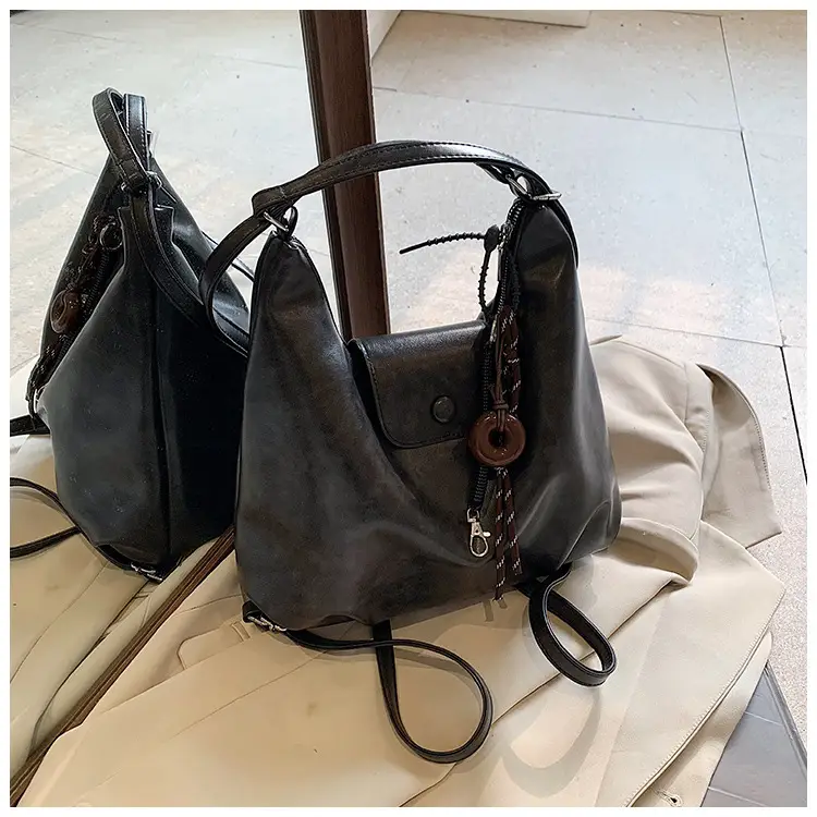 Black Crossbody Tote Bag for Women 2026 Autumn Winter — feature 8
