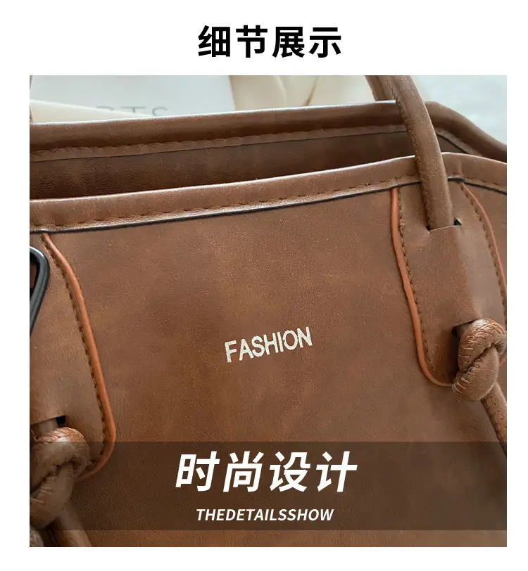 Women's Retro Texturistic Shoulder Bag 2024 — feature 4