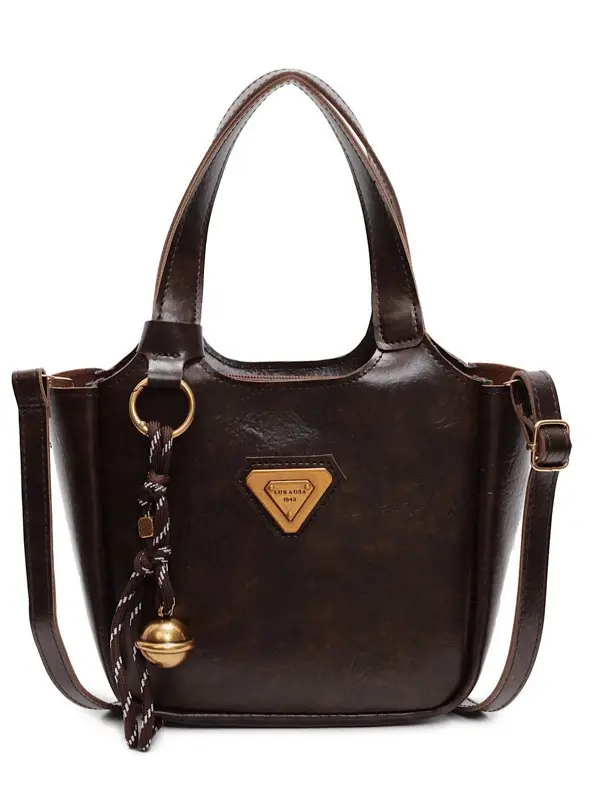 Women's Vintage Brown Shoulder Crossbody Bag 2024 - Image 7