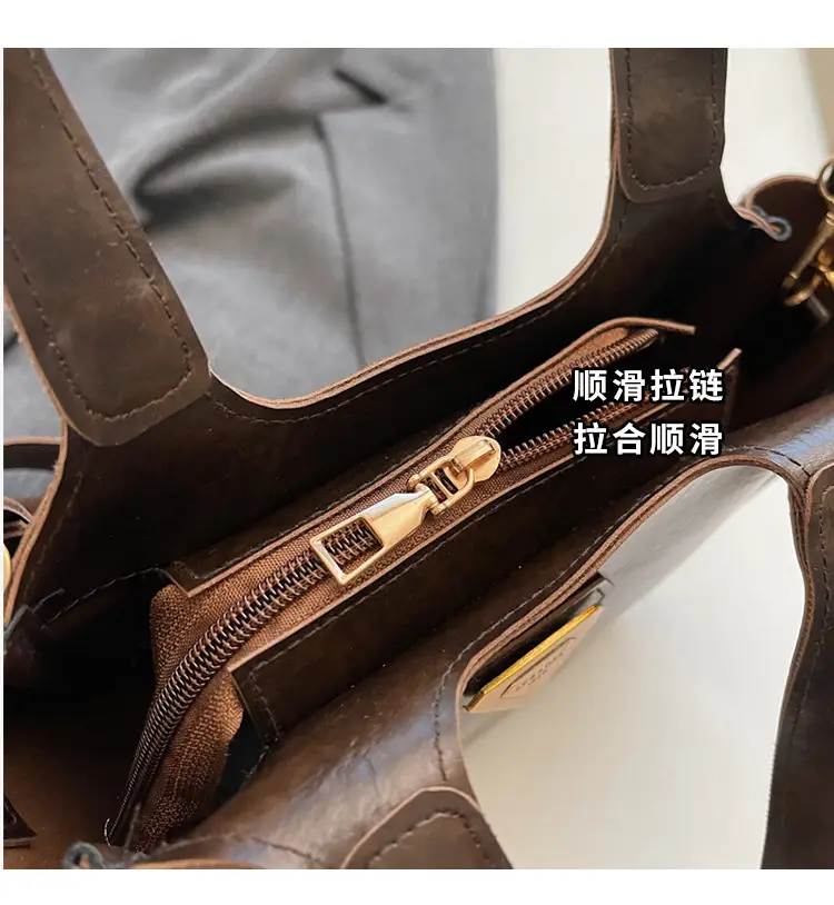 Women's Vintage Brown Shoulder Crossbody Bag 2024 — feature 4
