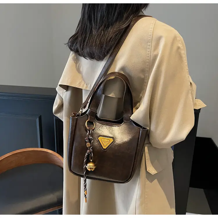 Women's Vintage Brown Shoulder Crossbody Bag 2024 — feature 8