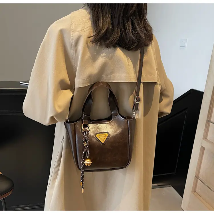 Women's Vintage Brown Shoulder Crossbody Bag 2024 — feature 9