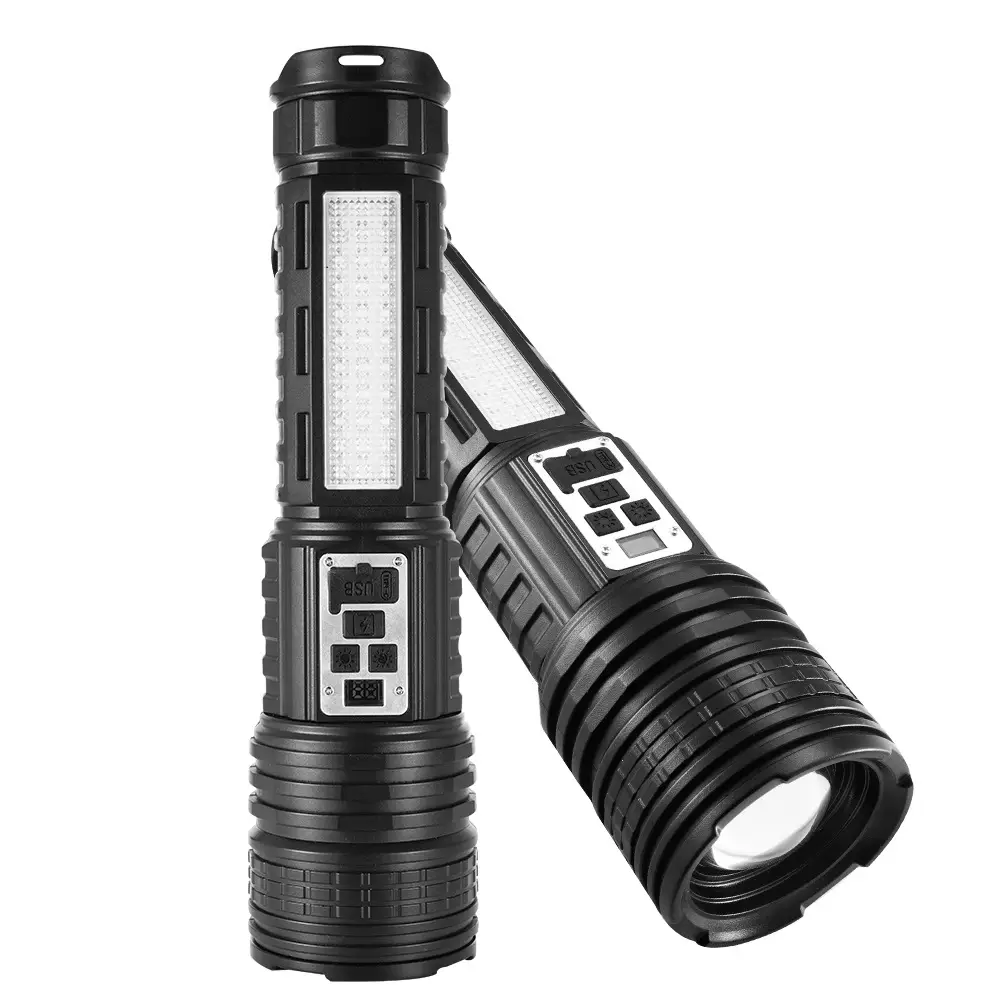 Telescopic Laser Gun Strong Flashlight Yellow White Dual Focus - Image 6