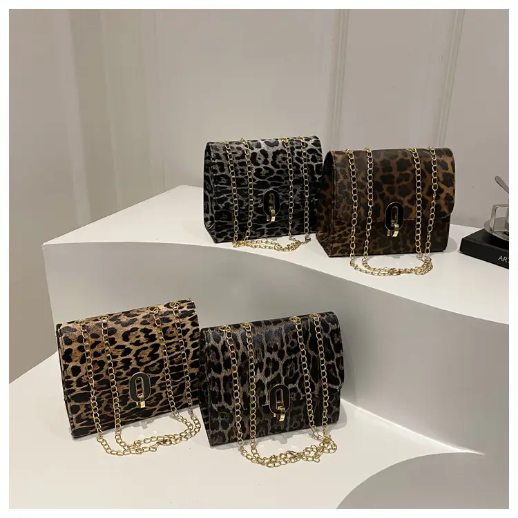 Leopard Print Chain Bag for Women Winter New Style — feature 19