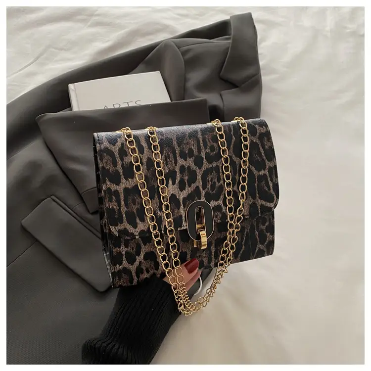 Leopard Print Chain Bag for Women Winter New Style — feature 21