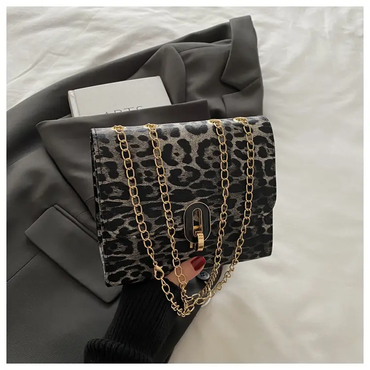 Leopard Print Chain Bag for Women Winter New Style — feature 23