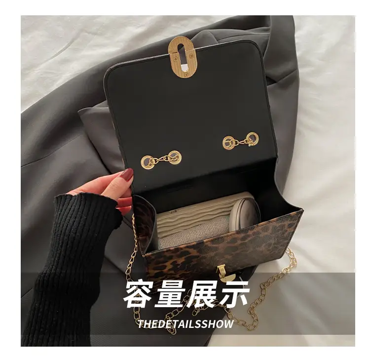 Leopard Print Chain Bag for Women Winter New Style — feature 5