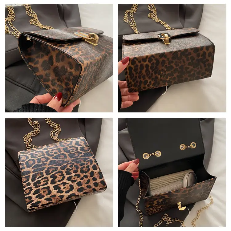 Leopard Print Chain Bag for Women Winter New Style — feature 6