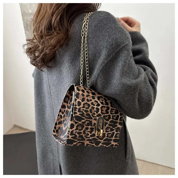 Leopard Print Chain Bag for Women Winter New Style — feature 8