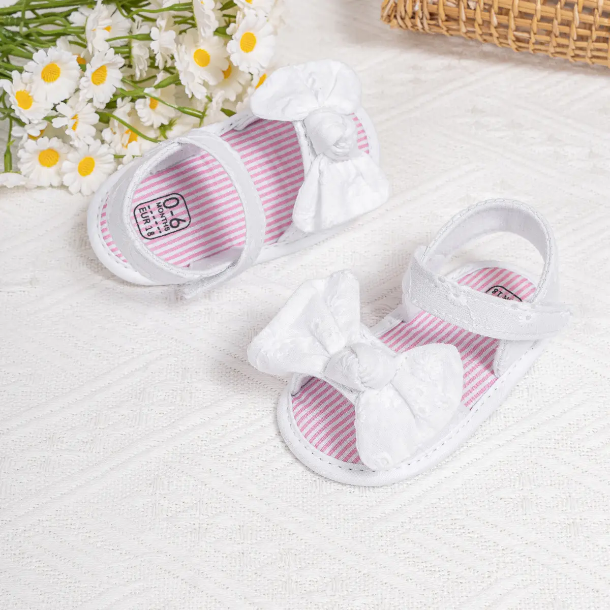 2024 New Bow Sandals for Baby Toddler Velcro Breathable — feature 12