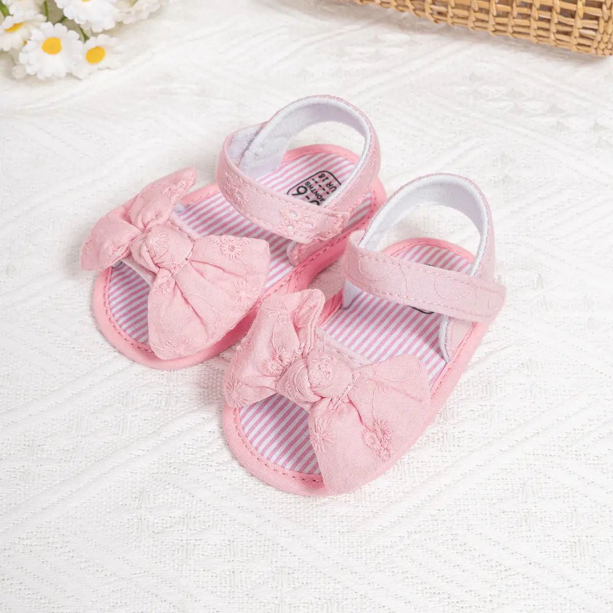 2024 New Bow Sandals for Baby Toddler Velcro Breathable — feature 15