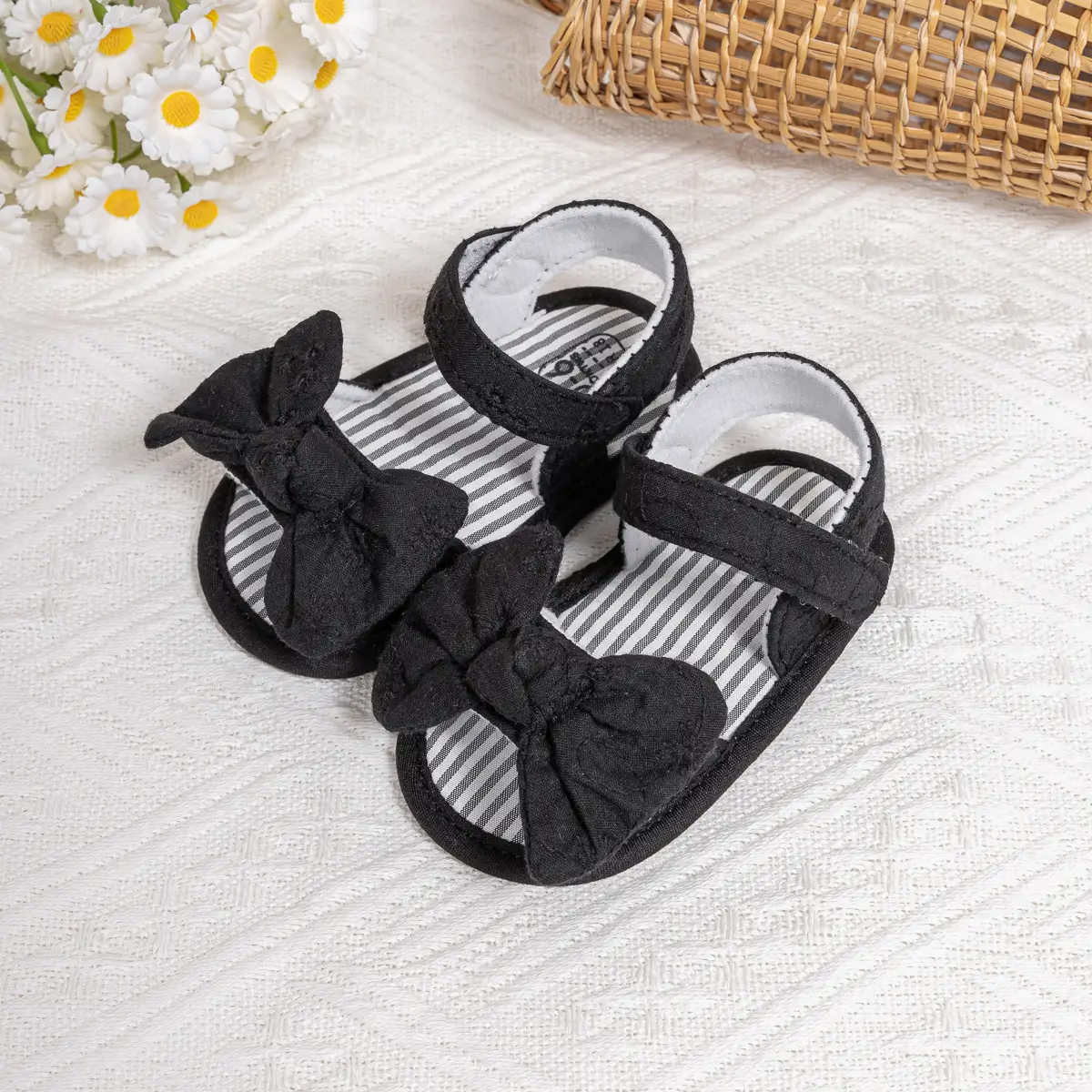 2024 New Bow Sandals for Baby Toddler Velcro Breathable — feature 22