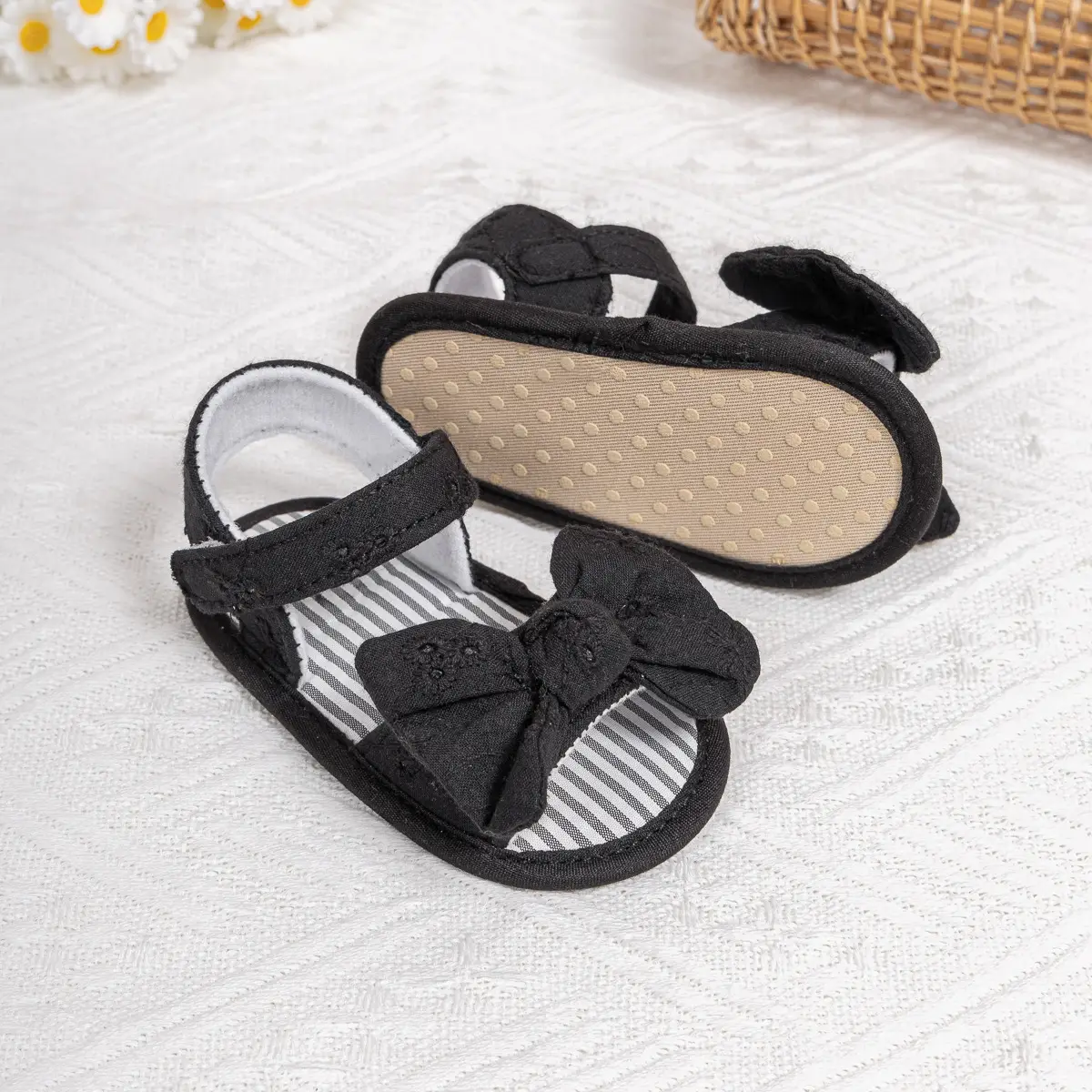 2024 New Bow Sandals for Baby Toddler Velcro Breathable — feature 24