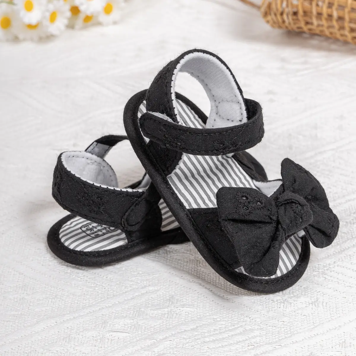 2024 New Bow Sandals for Baby Toddler Velcro Breathable — feature 25