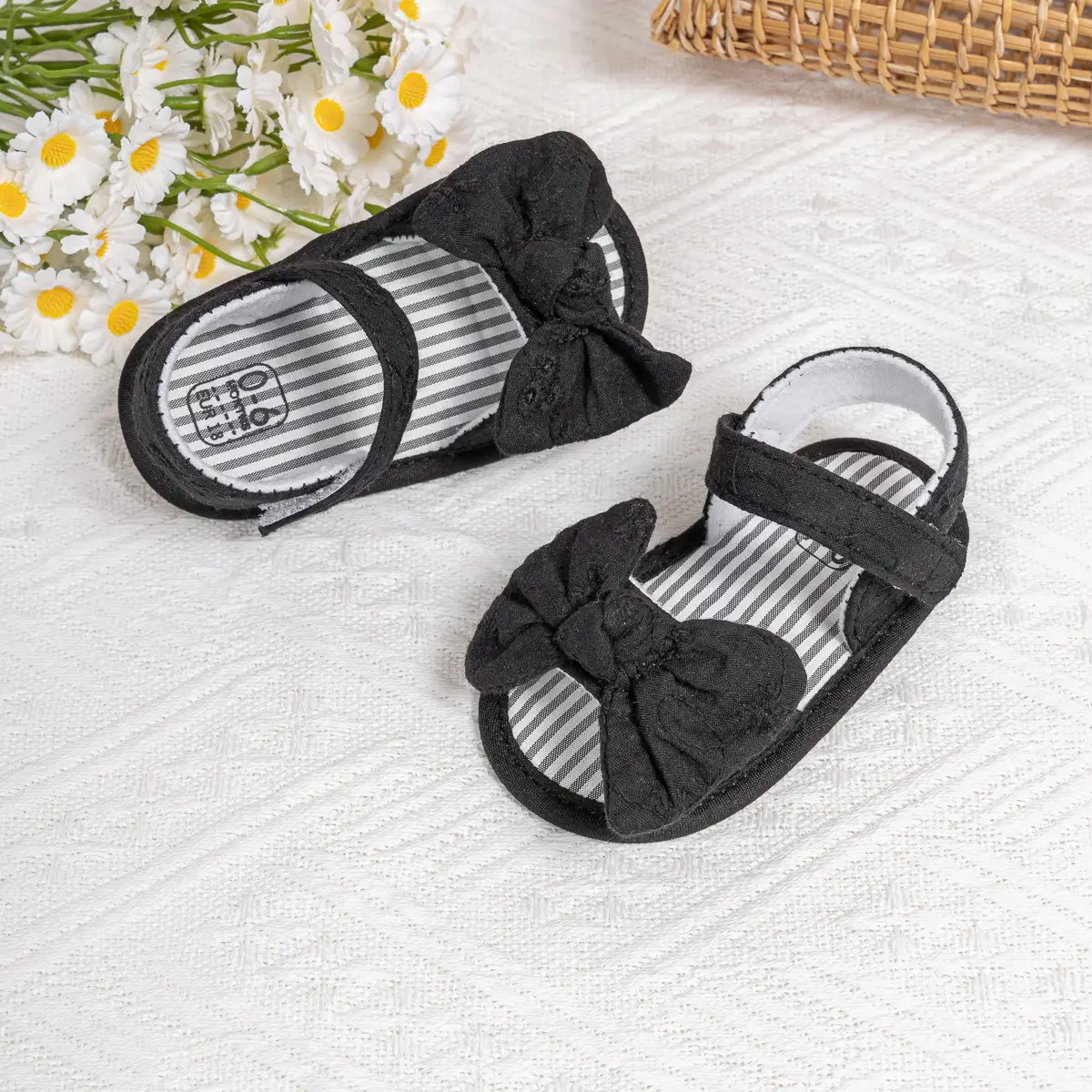 2024 New Bow Sandals for Baby Toddler Velcro Breathable — feature 26