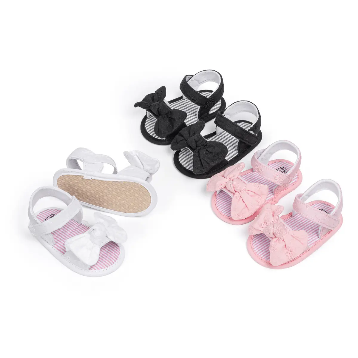 2024 New Bow Sandals for Baby Toddler Velcro Breathable — feature 6