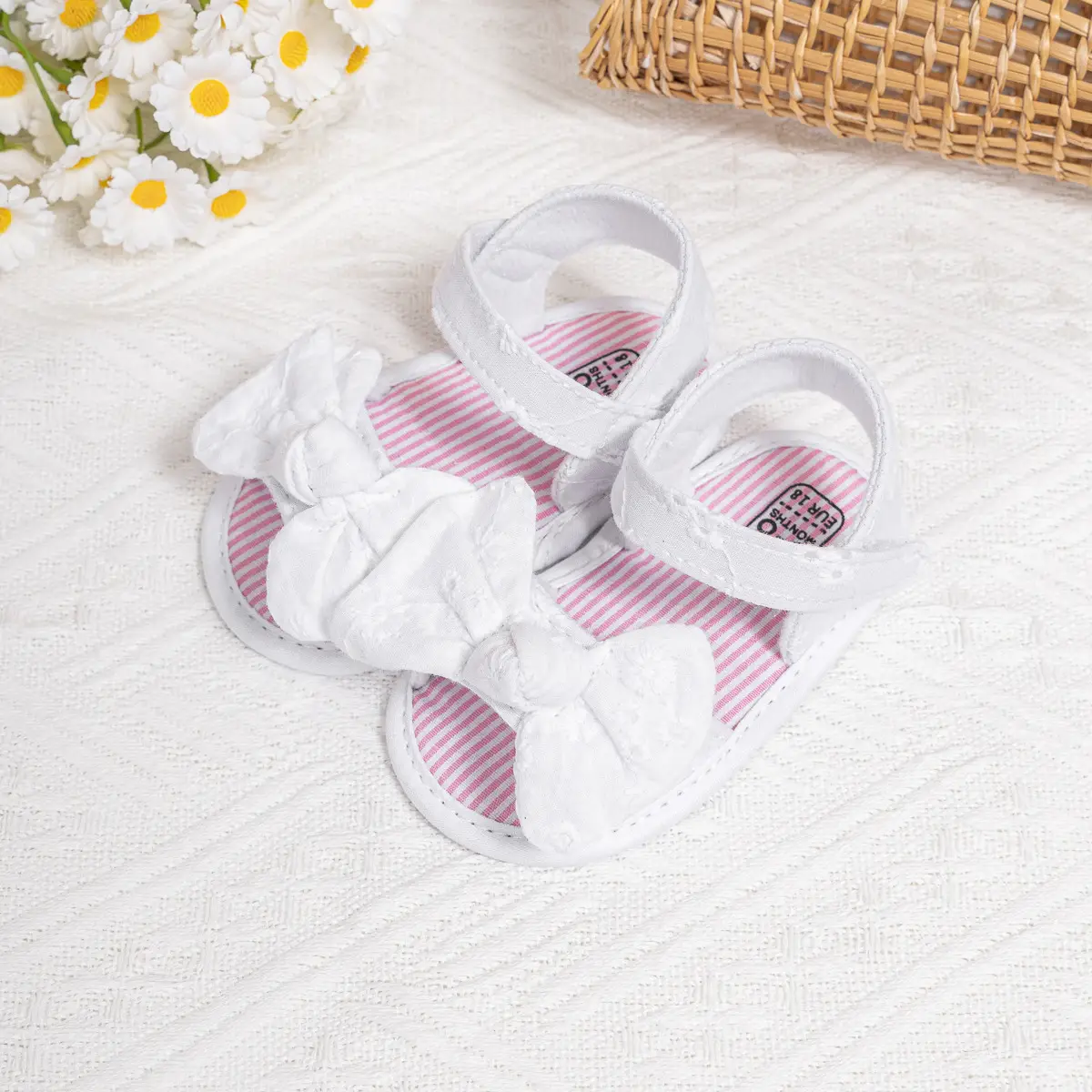 2024 New Bow Sandals for Baby Toddler Velcro Breathable — feature 8