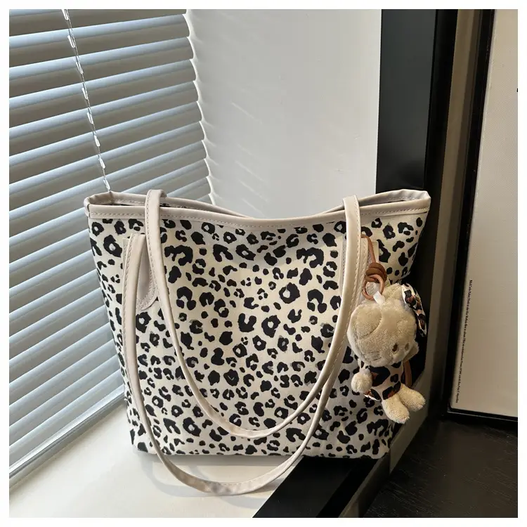 Leopard Print Women's Shoulder Bag 2024 Autumn Large Capacity — feature 24