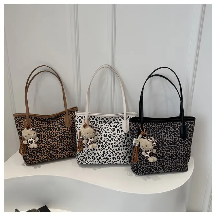 Leopard Print Women's Shoulder Bag 2024 Autumn Large Capacity — feature 26