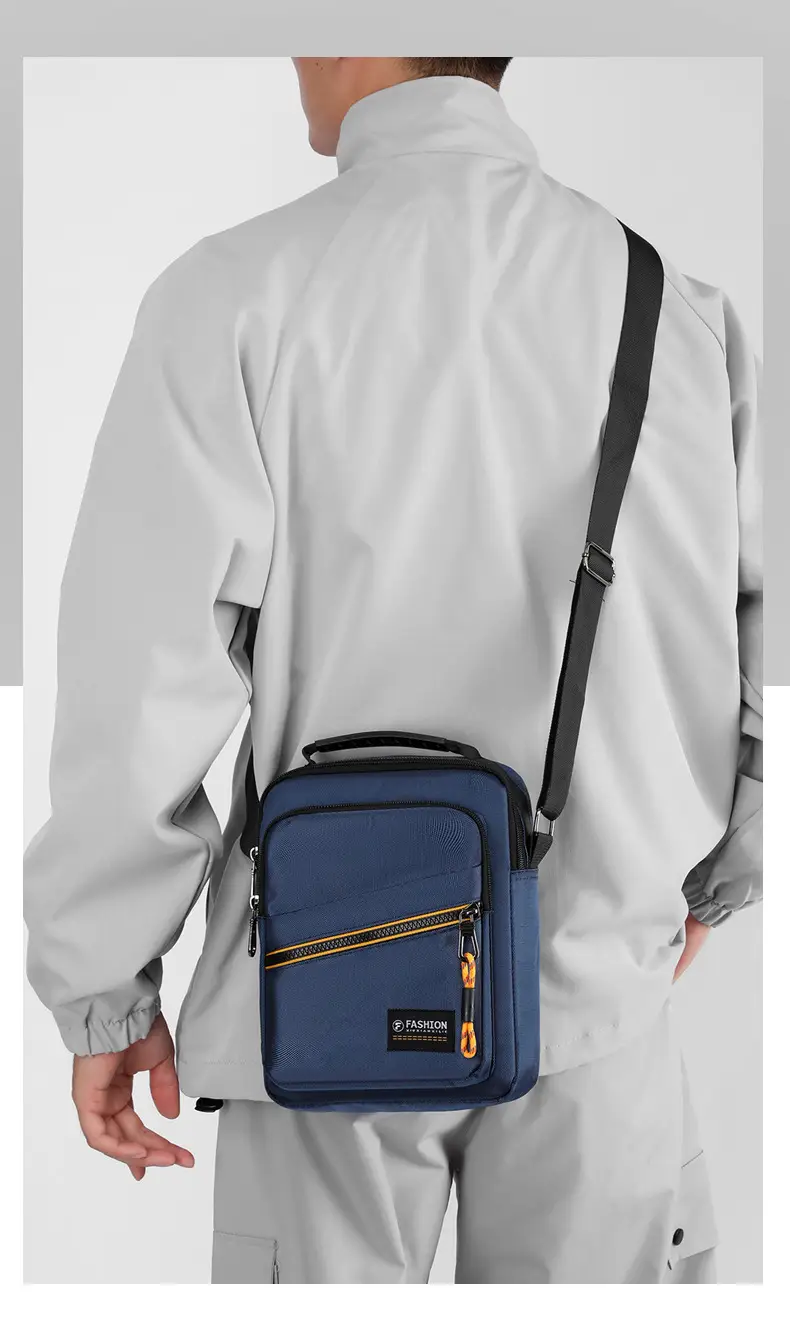 Men's Green Crossbody Shoulder Bag Ultra Light Business Casual — feature 18