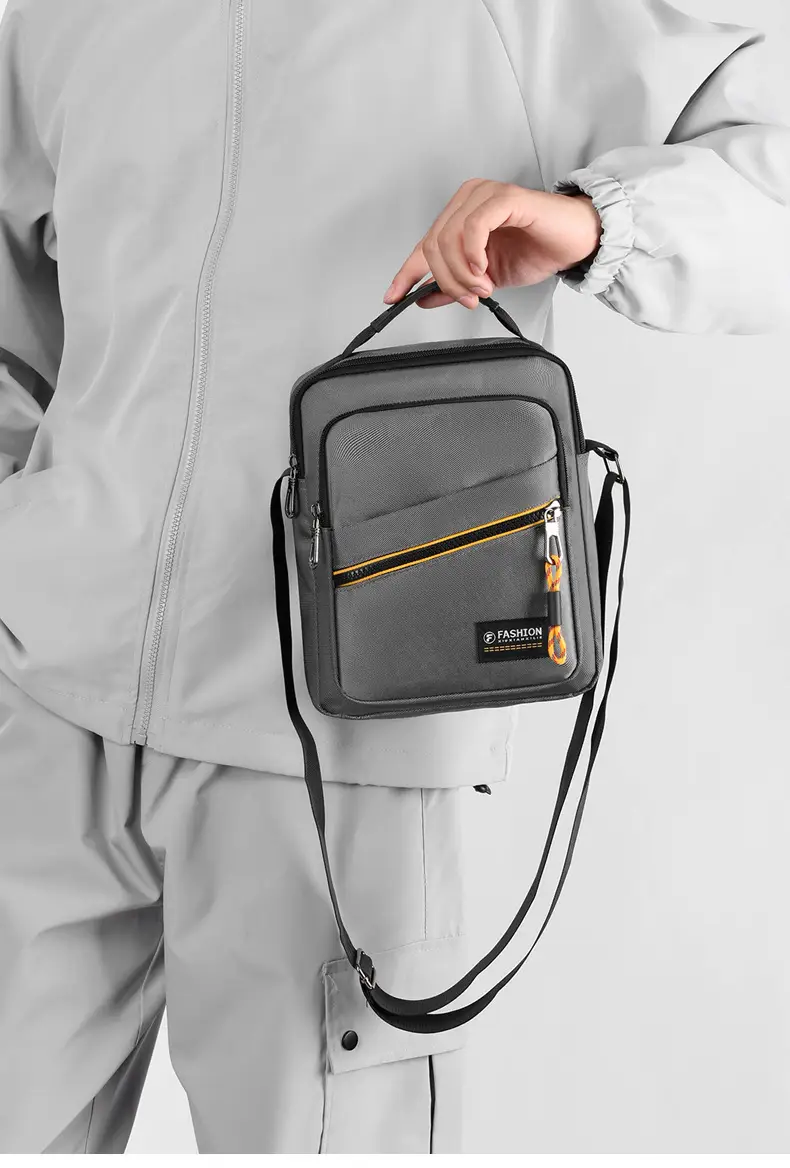 Men's Green Crossbody Shoulder Bag Ultra Light Business Casual — feature 20