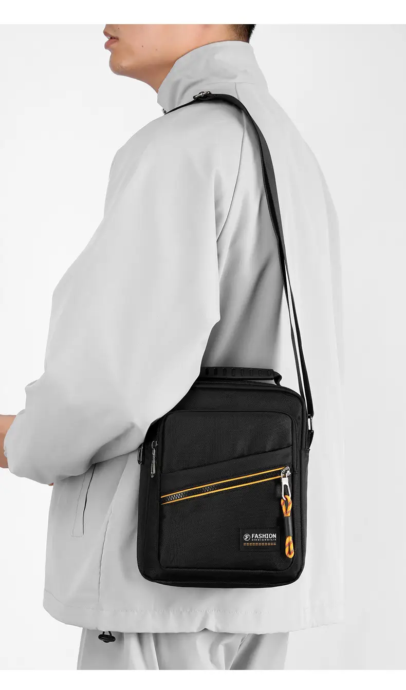 Men's Green Crossbody Shoulder Bag Ultra Light Business Casual — feature 23