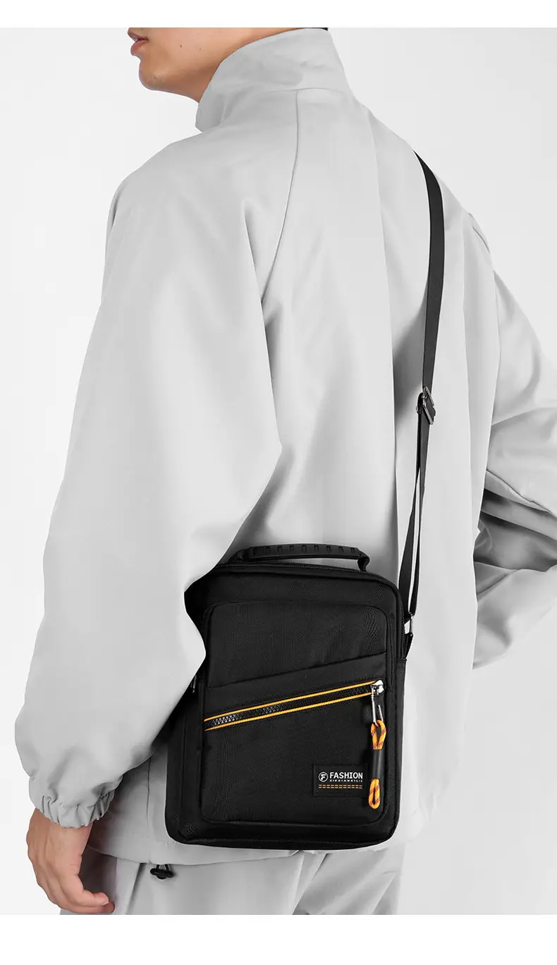 Men's Green Crossbody Shoulder Bag Ultra Light Business Casual — feature 25