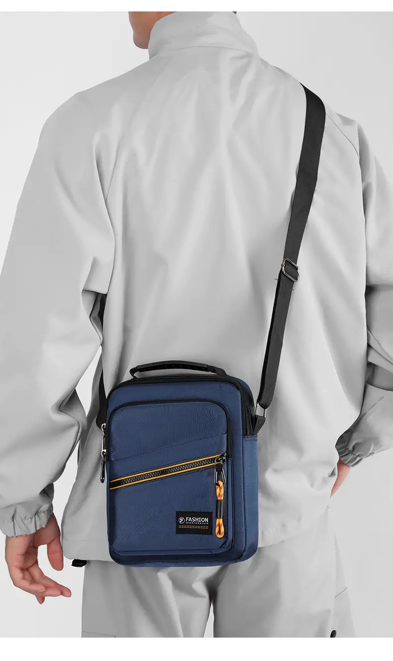 Men's Green Crossbody Shoulder Bag Ultra Light Business Casual — feature 29