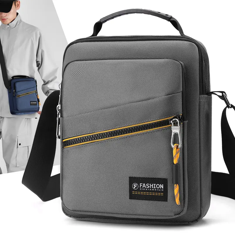 Men's Green Crossbody Shoulder Bag Ultra Light Business Casual — feature 30