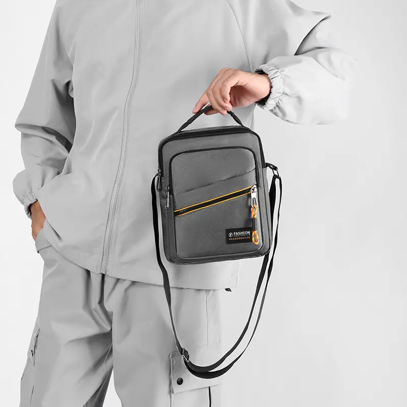 Men's Green Crossbody Shoulder Bag Ultra Light Business Casual — feature 4