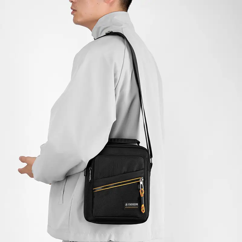 Men's Green Crossbody Shoulder Bag Ultra Light Business Casual — feature 6