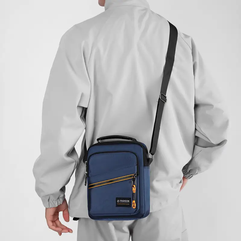 Men's Green Crossbody Shoulder Bag Ultra Light Business Casual — feature 9