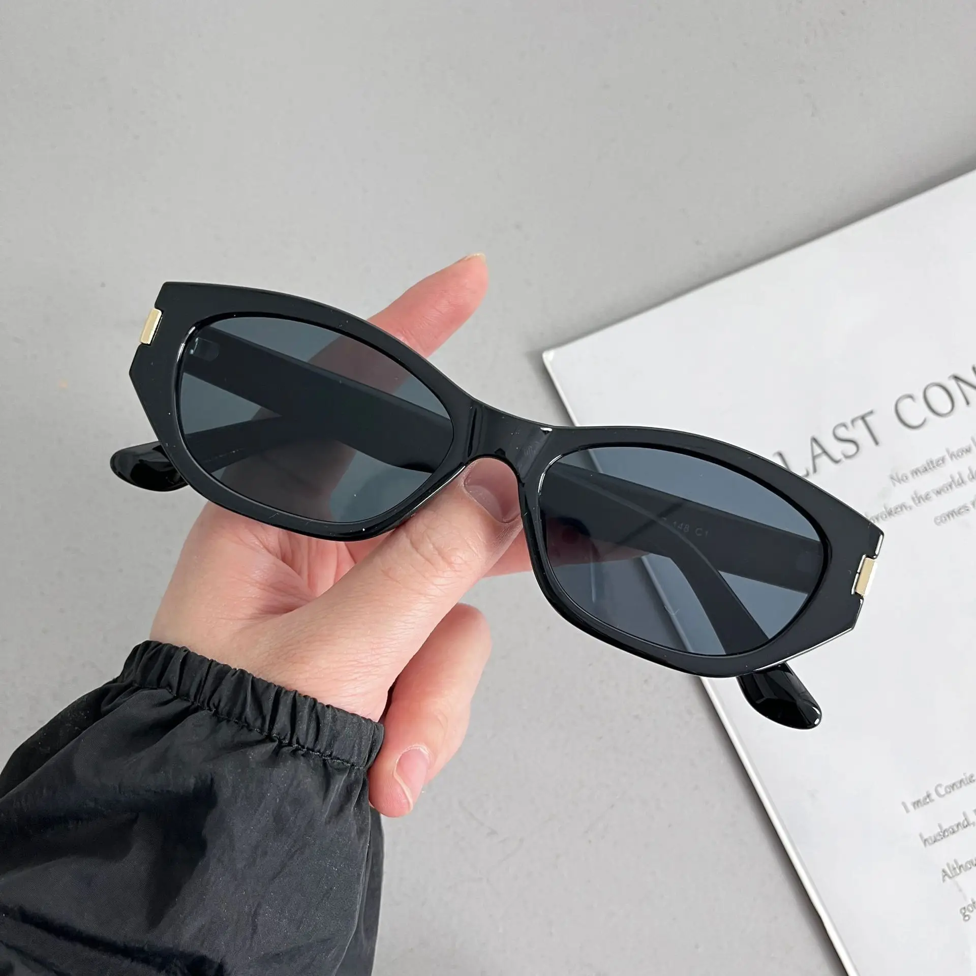 Vintage Coco Mirror Cat's Eye Sunglasses Women 2025