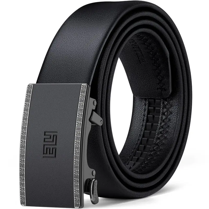 King Paul Belt New Men's Genuine Leather Automatic Buckle Belt