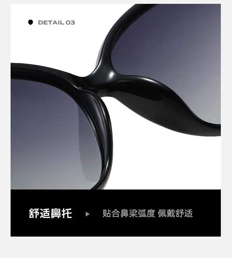 Women Polarizing Sunglasses Anti-Ultraviolet Black β feature 8