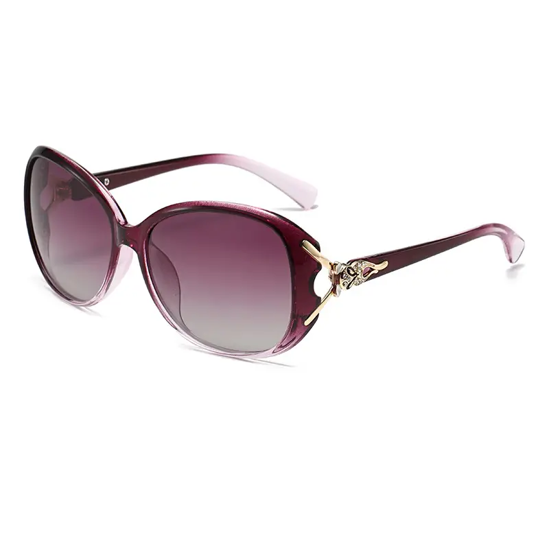 Women Polarizing Sunglasses Anti-Ultraviolet Black - Image 3