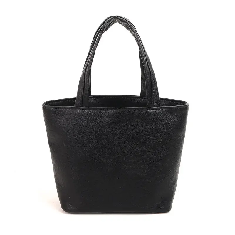 2024 Winter Square Tote Bag Soft Leather Women's Commuting Bag - Image 9