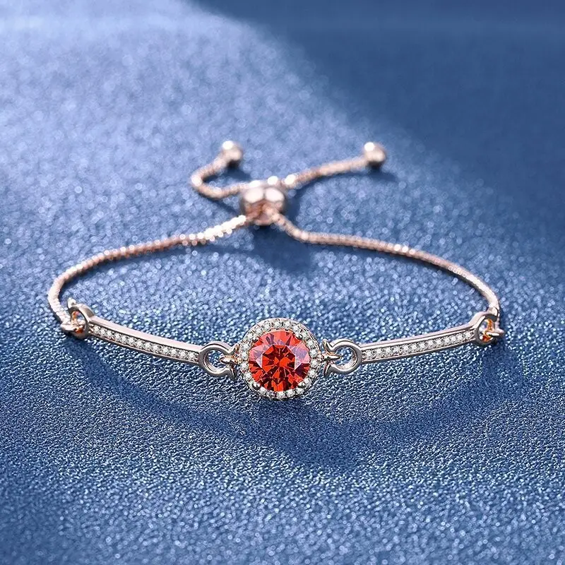 Elegant 2 Karat Princess Square Bracelet for Women - Image 12
