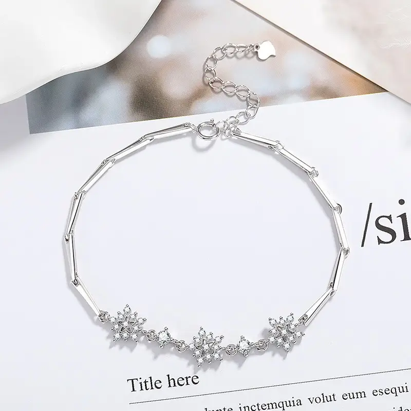Elegant 2 Karat Princess Square Bracelet for Women - Image 48