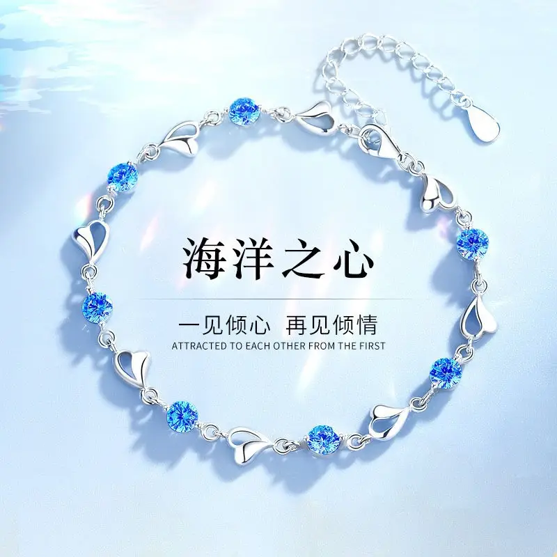 Elegant 2 Karat Princess Square Bracelet for Women - Image 59