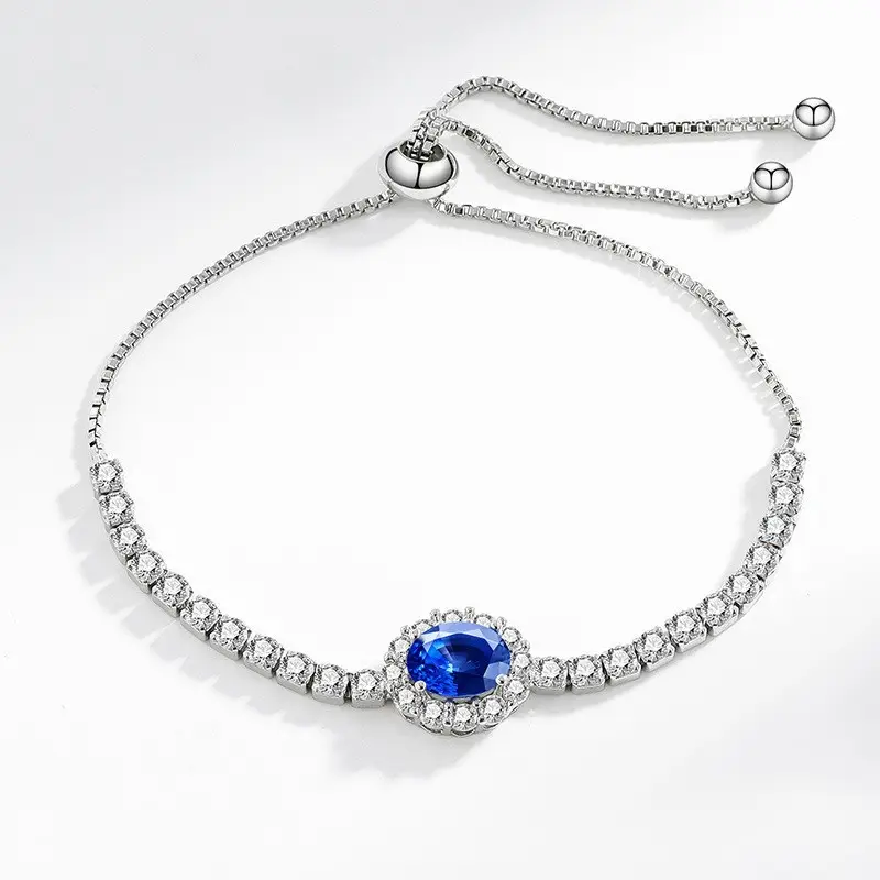 Elegant 2 Karat Princess Square Bracelet for Women - Image 68