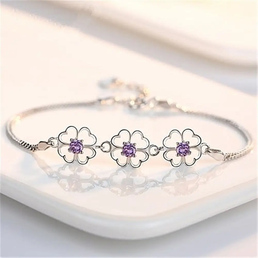 Elegant 2 Karat Princess Square Bracelet for Women - Image 75