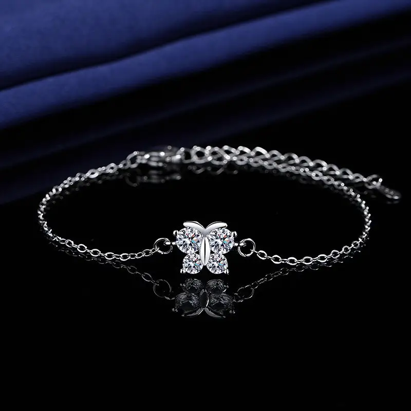 Elegant 2 Karat Princess Square Bracelet for Women - Image 91