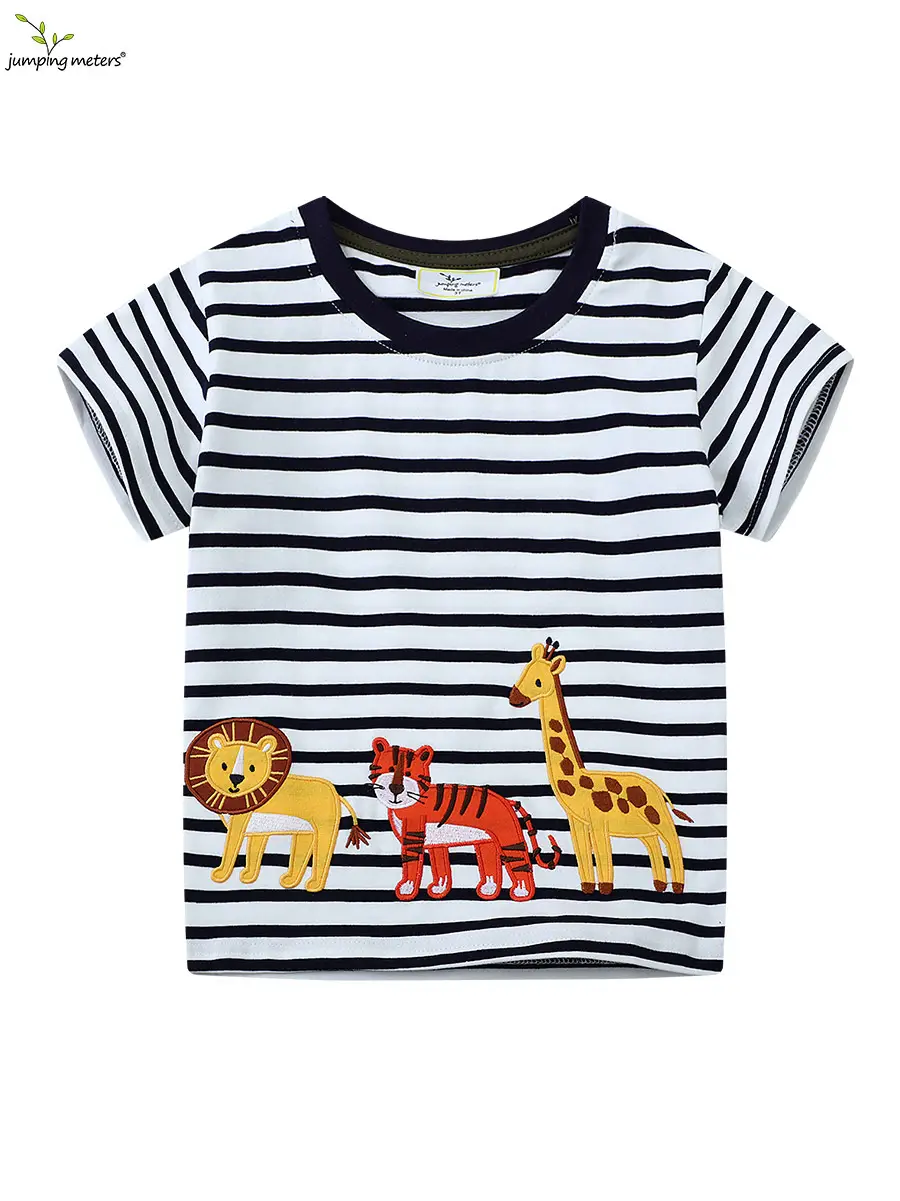 2026 Boys Striped Round Neck T-Shirt - Image 2