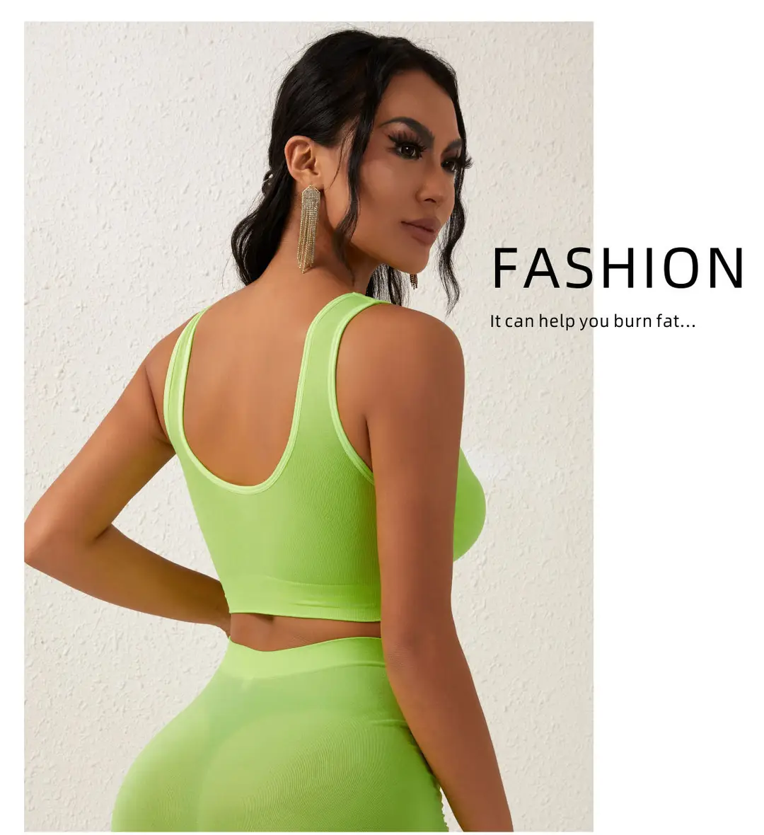 No Steel Ring Cross-border plus size Shockproof Fitness Vest Bra Large Chest Shock Absorbing Gathering Beautiful Back Solid Color Underwear for Women — feature 17